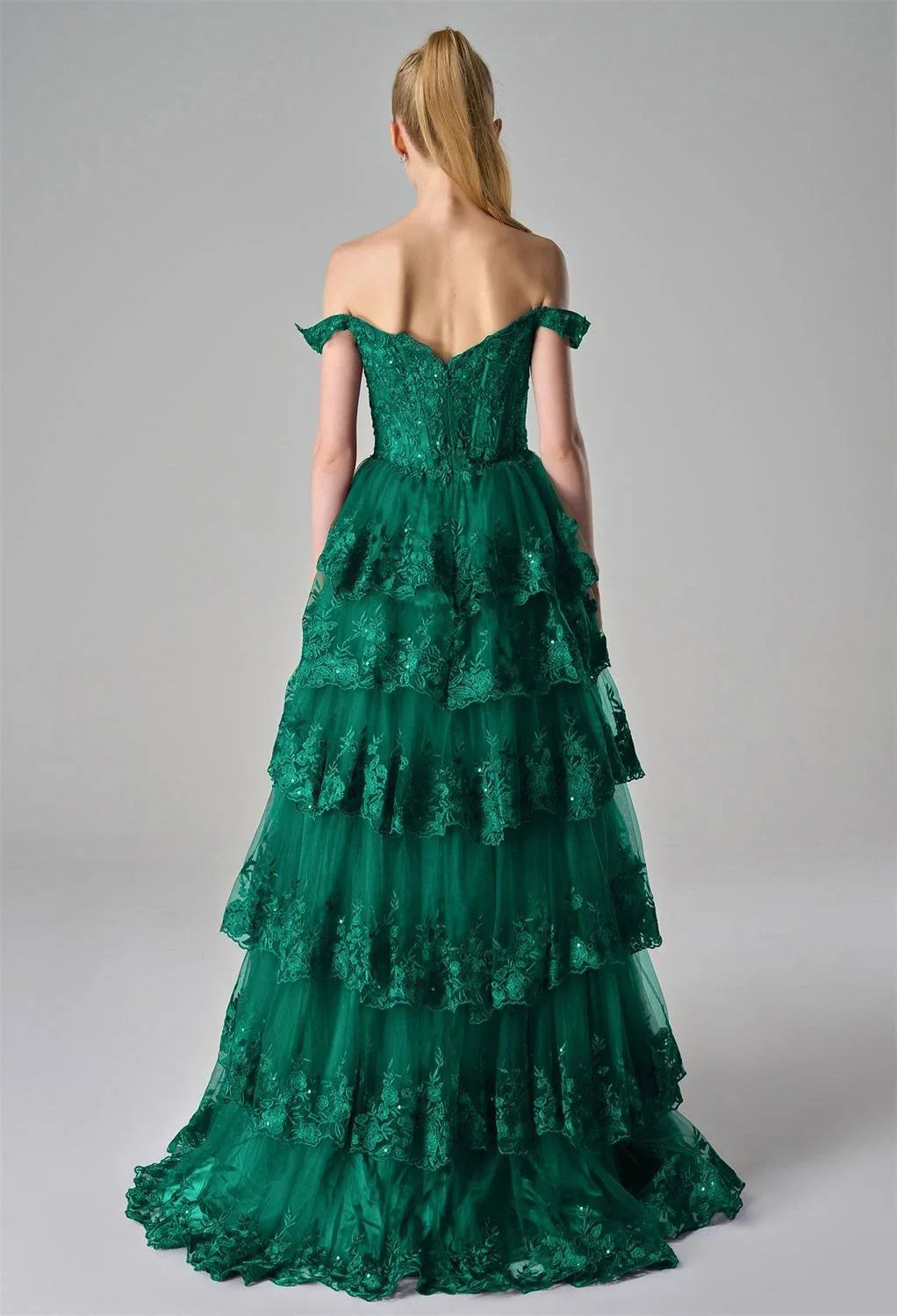 Graceful Stylish Refined Beautiful Timeless Elegant Tulle A-Line Sleeveless Floor-Length Prom Dress