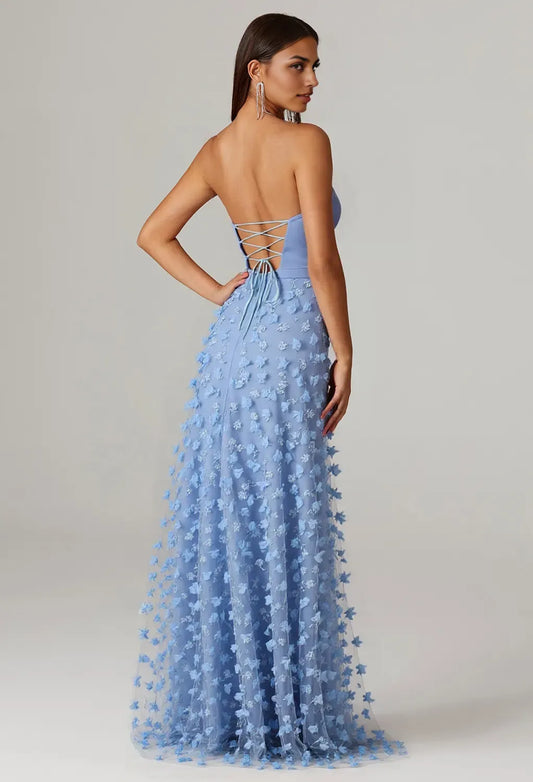 Beautiful Timeless Special Occasion Elegant Red Tulle A-Line Sweetheart Sleeveless Prom Dress