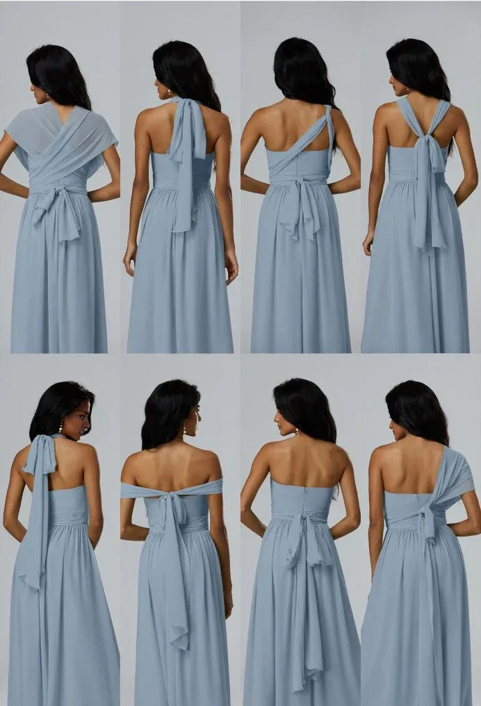 Sophisticated Graceful Stylish Elegant Chiffon A-Line V-Neck Short Sleeve Short Bridesmaid Dress
