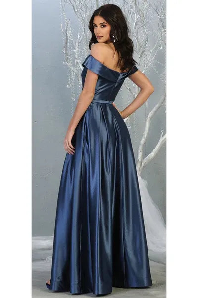 Refined Beautiful Timeless Elegant Rose Gold Satin A-Line Sleeveless Floor-Length Prom Dress