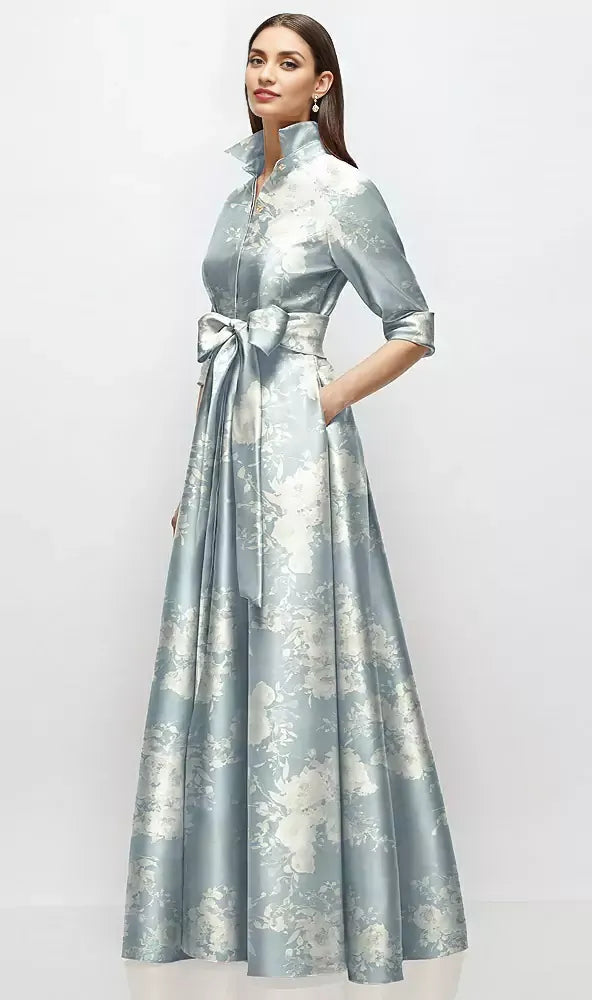Refined Beautiful Timeless Chic Elegant A-Line Floor-Length Mother of the Bride Dress