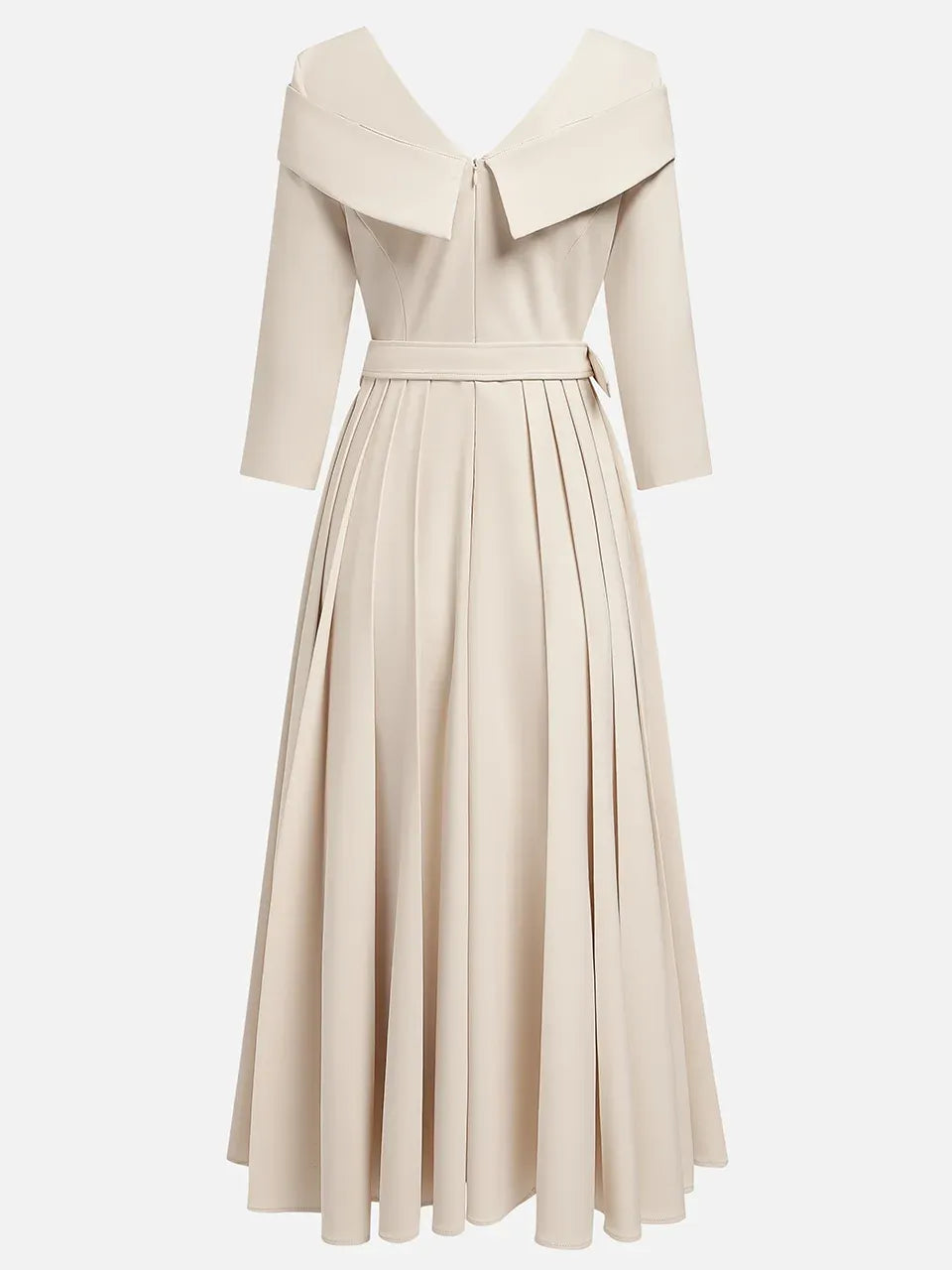 Graceful Stylish Refined Beautiful Timeless Chic Elegant Red A-Line Tea-Length Evening Dress