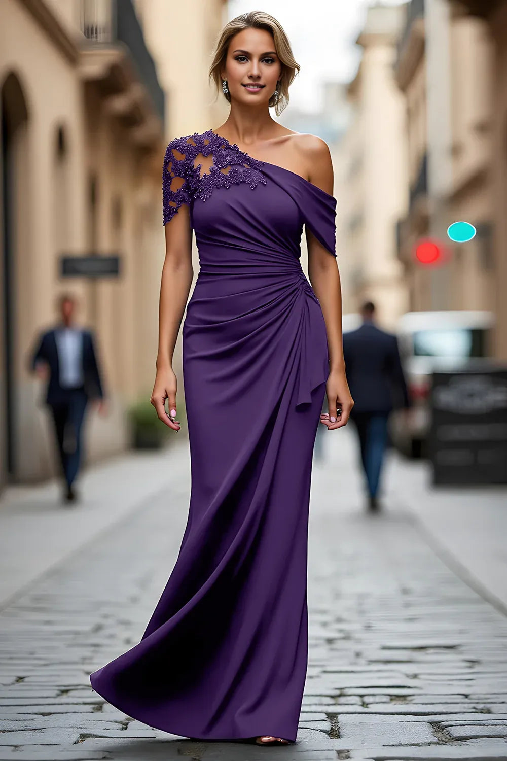 Chic Elegant Black Lace Sheath Sleeveless Floor-Length Mother of the Bride Dress