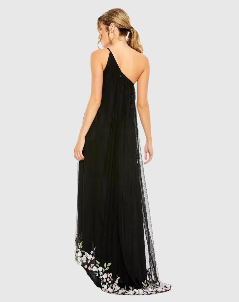 Sophisticated Graceful Stylish Refined Beautiful Elegant Purple A-Line Asymmetric Sleeveless Prom Dress