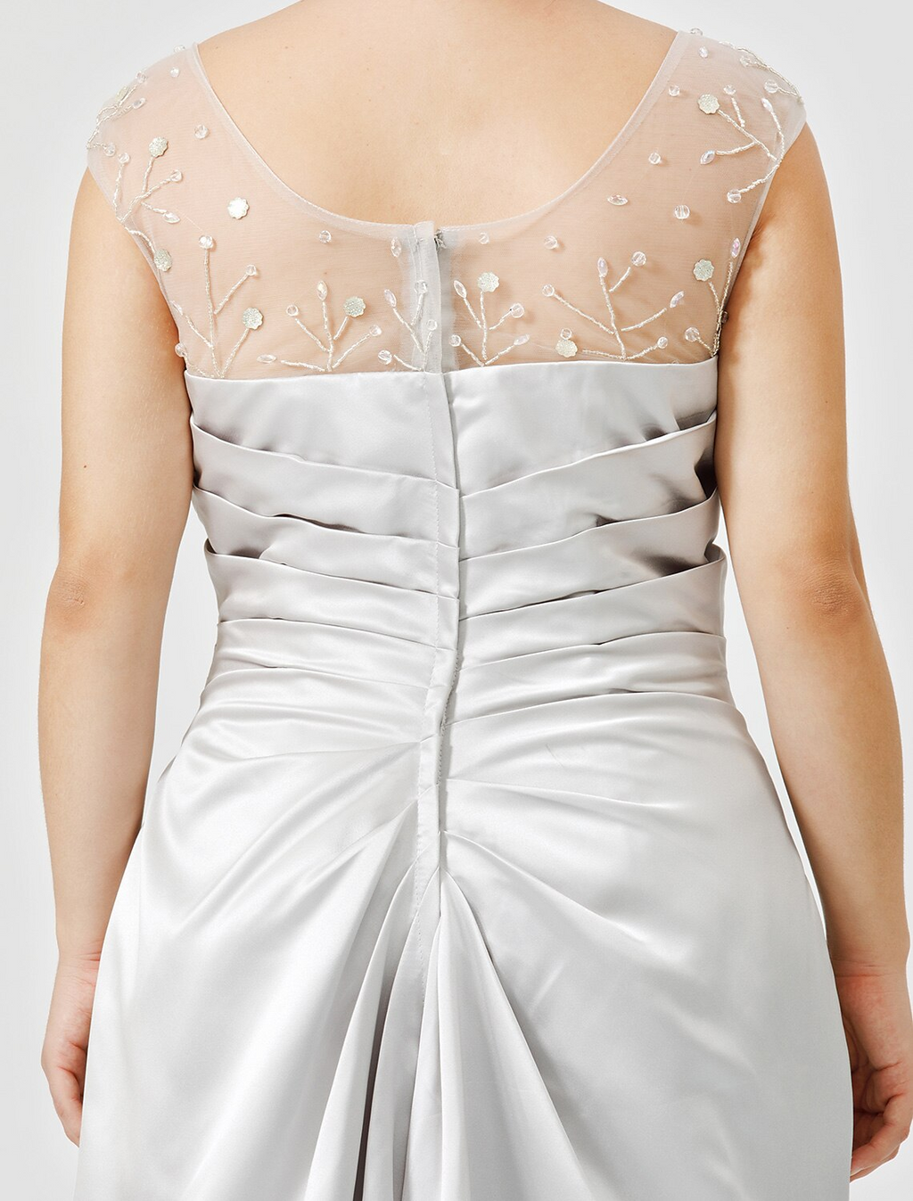 Mother of the Bride Dress Classic Timeless Elegant Luxurious Plus Size Floor Length Sleeveless No with Pleats Crystals