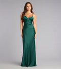 Sexy Sheath Sweetheart Neck Spaghetti Strap Back Zip Floor-Length Prom Dresses