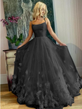 Engagement Floor Length Sleeveless Strap with Pleats Appliques