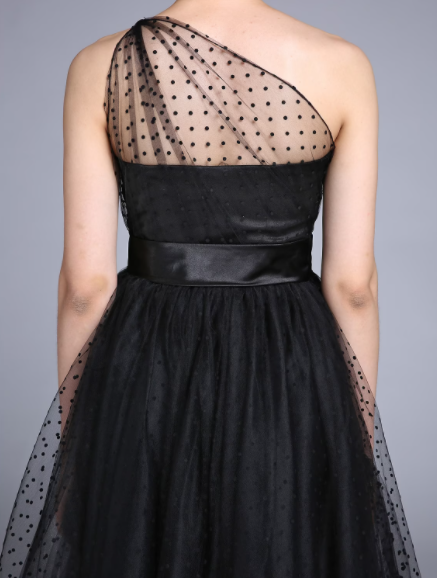 Cocktail Dresses Vintage Dress Wedding Guest Sleeveless One Shoulder with Pleats Pattern Print