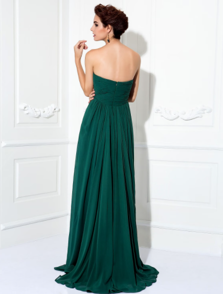 Minimalist Dress Wedding Sleeveless Strapless with Pleats Ruched