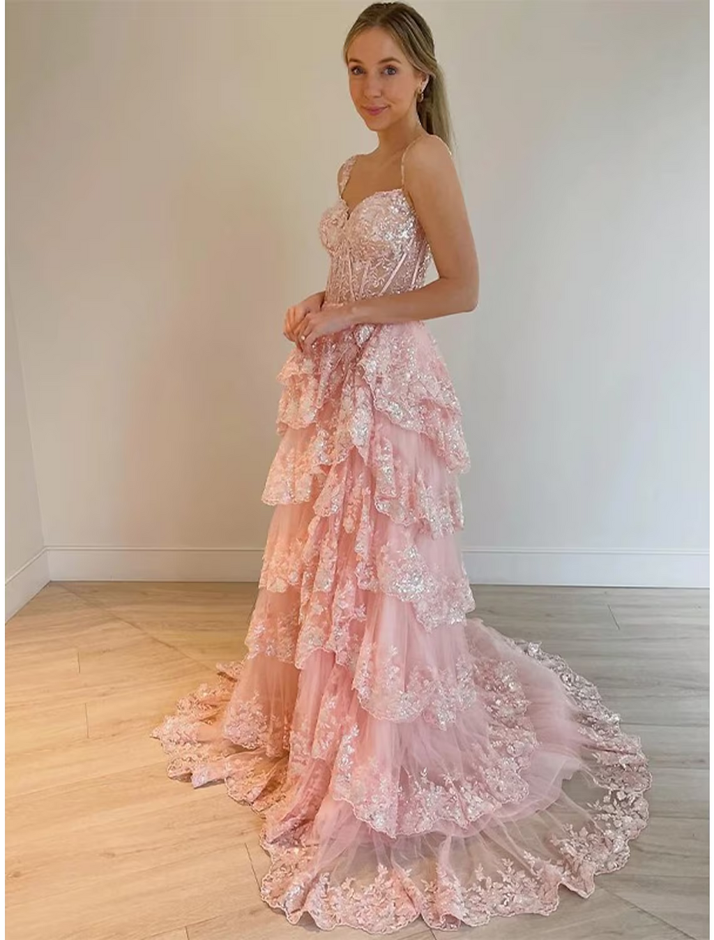 Corsets Dress Formal Court Train Sleeveless Off Shoulder with Slit