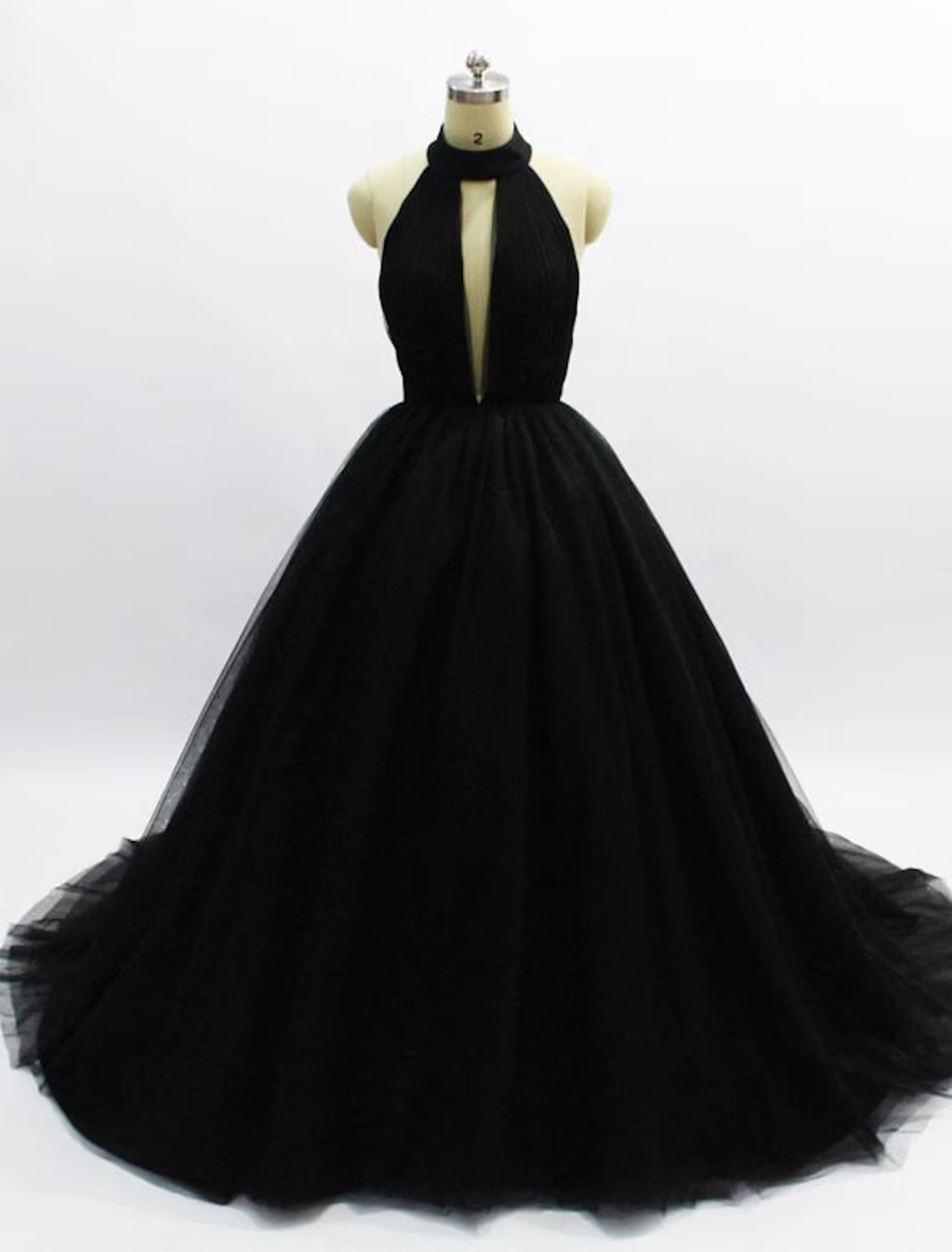Ball Gown Prom Dresses Open Back Dress Wedding Party Sleeveless Backless with Pleats