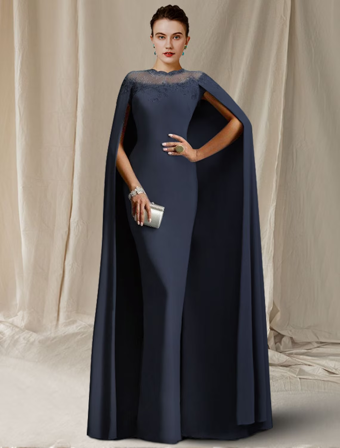 Mother of the Bride Dress Elegant Floor Length Sleeveless Jacket Dresses with Appliques