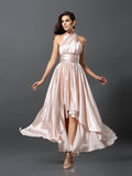 Sheath/Column Sleeveless High Low like Convertible Bridesmaid Dresses