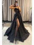 Graduation Floor Length Sleeveless Scoop Neck with Slit