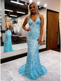 Sexy Dress Formal Court Train Sleeveless V Neck Backless