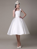 Cocktail Dresses Party Dress Wedding Guest Knee Length Sleeveless Square Neck with Pleats