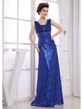 Sparkle Wedding Guest Engagement Formal Evening Dress V Neck Sleeveless Floor Length with Beading