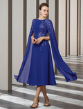 Mother of the Bride Dress Elegant Sleeveless with Appliques