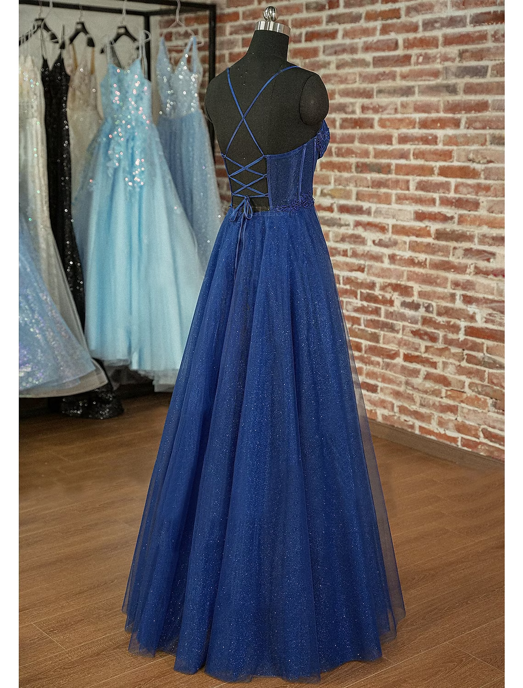 Sparkle & Shine Dress Prom Floor Length Sleeveless Sweetheart Backless with Pleats Appliques