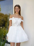 Off-the Shoulder Homecoming Dress