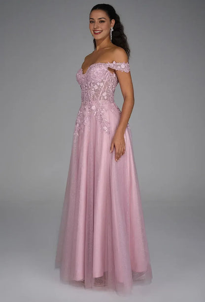 Special Occasion Sophisticated Graceful Stylish Elegant Tulle A-Line Sleeveless Floor-Length Prom Dress