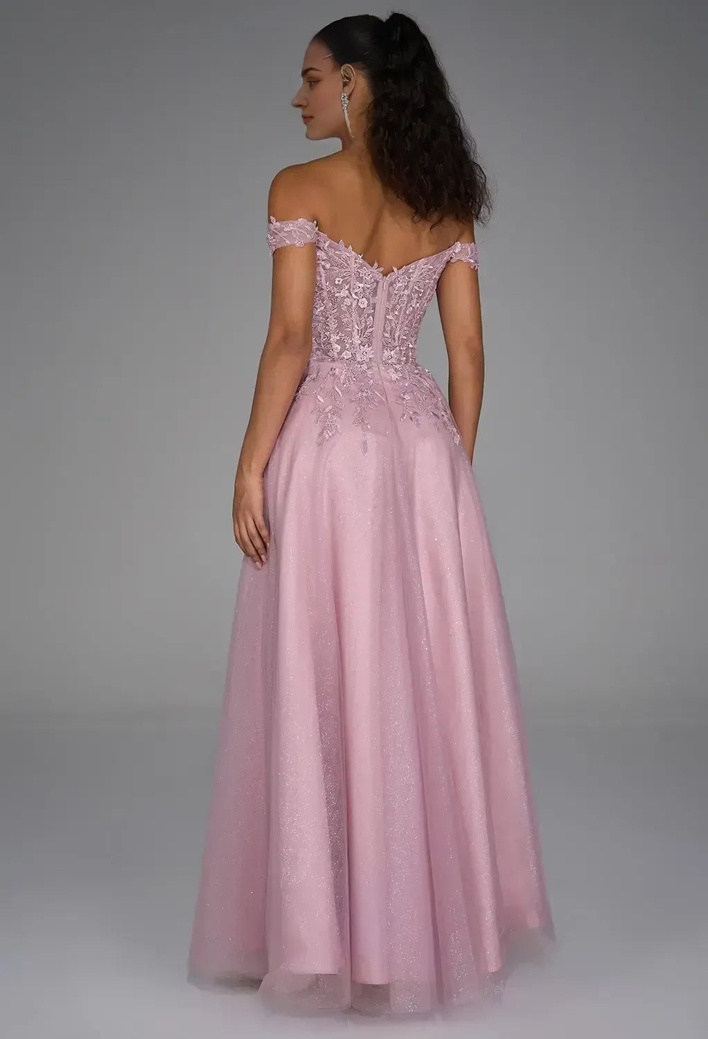 Special Occasion Sophisticated Graceful Stylish Elegant Tulle A-Line Sleeveless Floor-Length Prom Dress