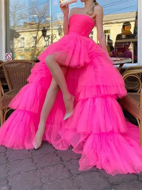 Elegant Red Pleated A-Line Sweetheart Sleeveless Classic-Back Floor-Length Prom Dress