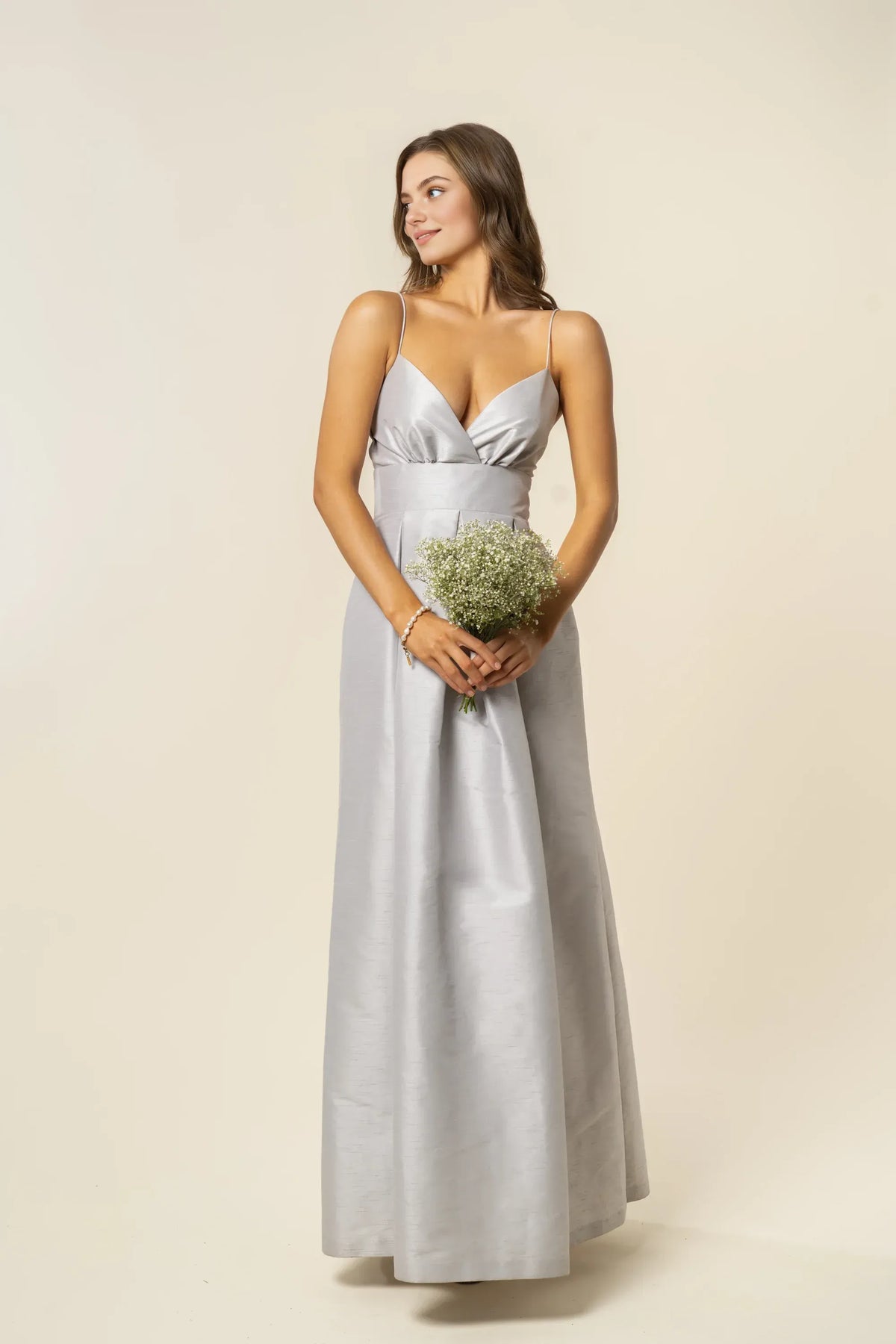 Timeless Special Occasion Sophisticated Graceful Elegant Satin A-Line Sleeveless Floor-Length Prom Dress