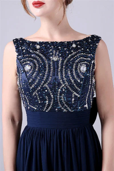sleeveless Ankle-length beading Flower mother's dress