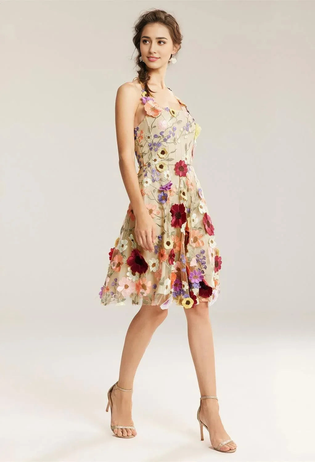 Graceful Stylish Refined Beautiful Timeless Elegant Red Tulle A-Line Sleeveless Homecoming Dress