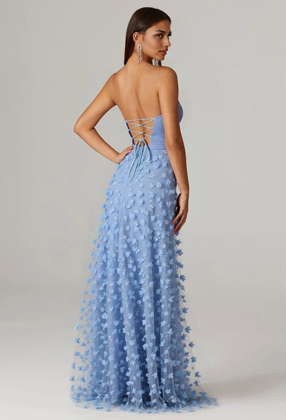 Beautiful Timeless Special Occasion Elegant Red Tulle A-Line Sweetheart Sleeveless Prom Dress