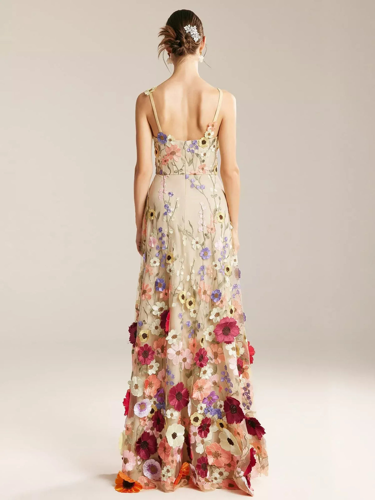 Refined Beautiful Timeless Elegant Red Tulle A-Line V-Neck Sleeveless Long Prom Dress