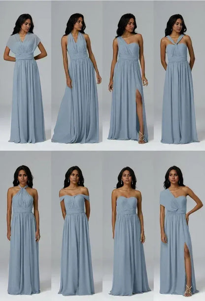Sophisticated Graceful Stylish Elegant Chiffon A-Line V-Neck Short Sleeve Short Bridesmaid Dress