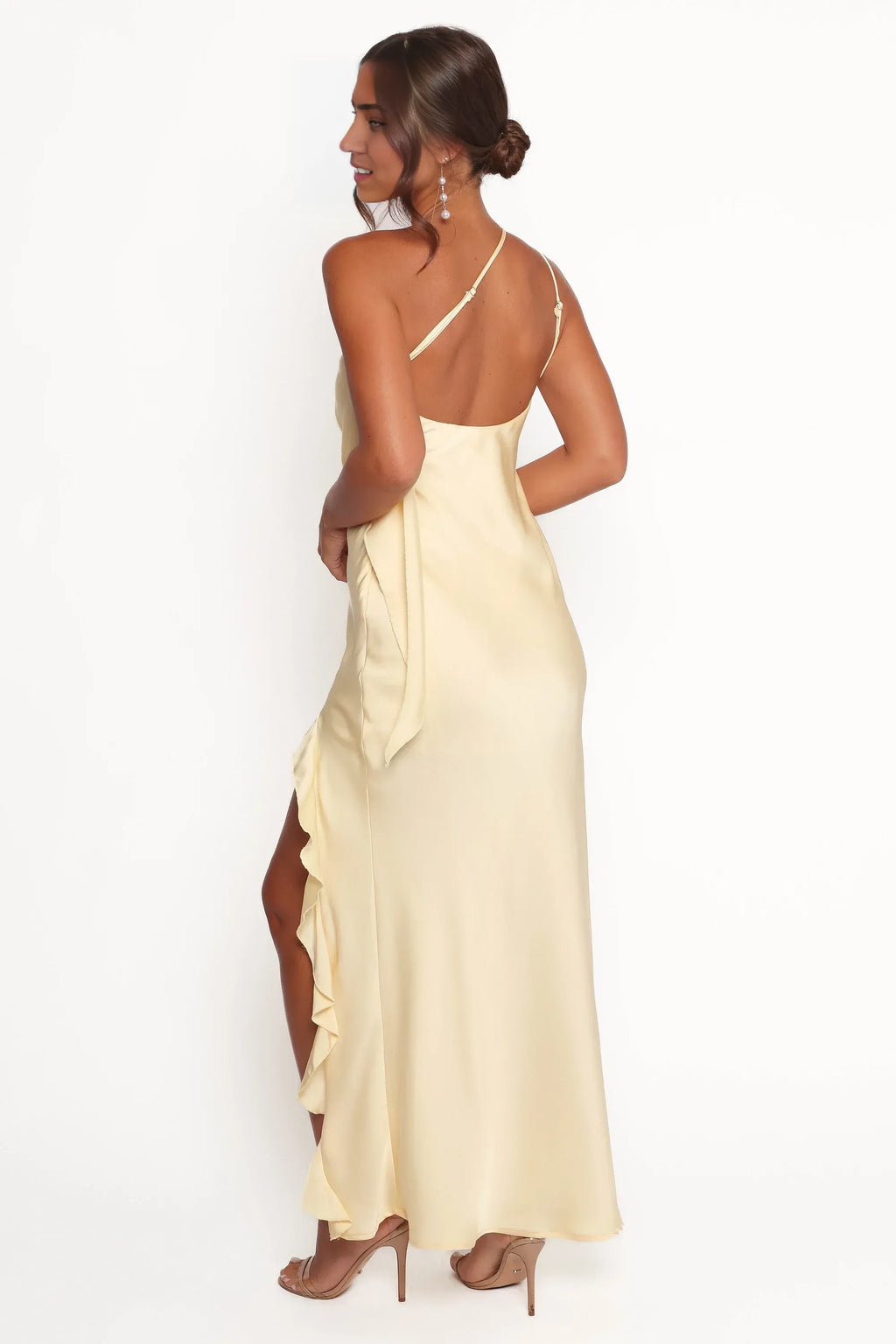 Special Occasion Sophisticated Graceful Stylish Refined Elegant Red Satin Sleeveless Prom Dress