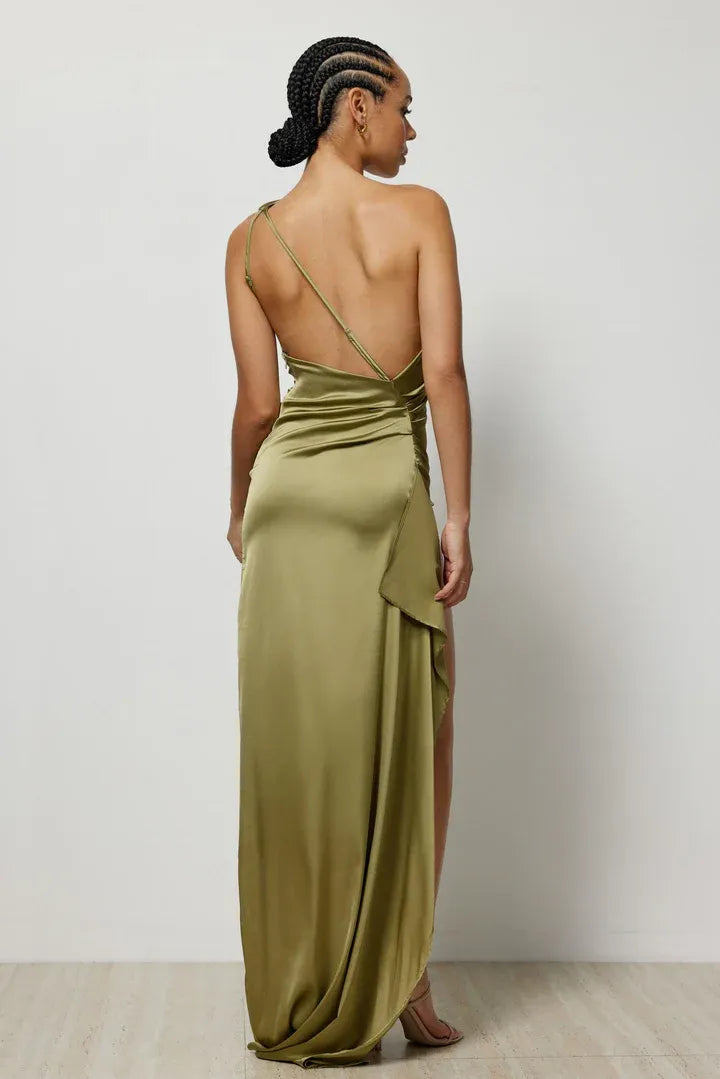 Beautiful Timeless Special Occasion Elegant Hot Pink Satin Sleeveless Floor-Length Prom Dress