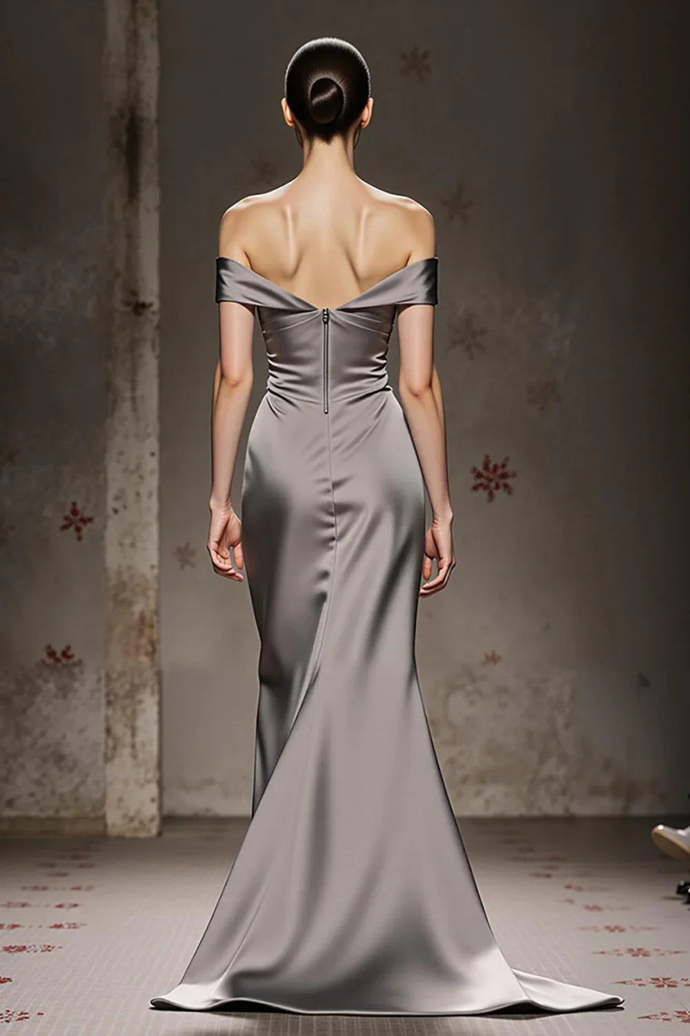Special Occasion Sophisticated Graceful Stylish Elegant Black Satin Mermaid Sleeveless Prom Dress