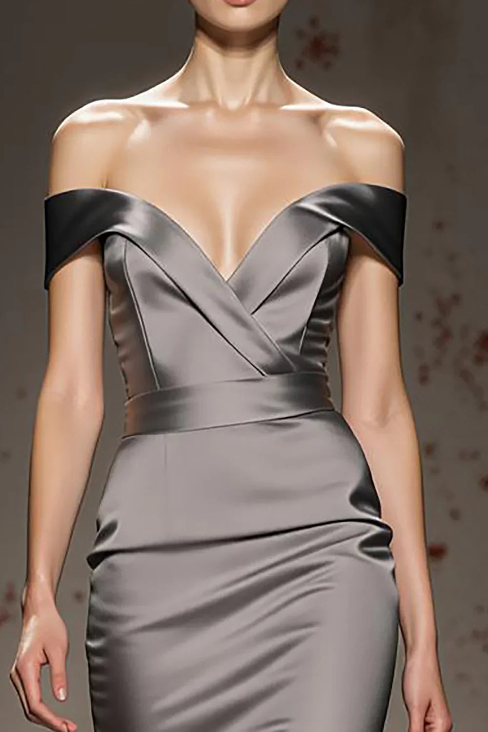 Special Occasion Sophisticated Graceful Stylish Elegant Black Satin Mermaid Sleeveless Prom Dress