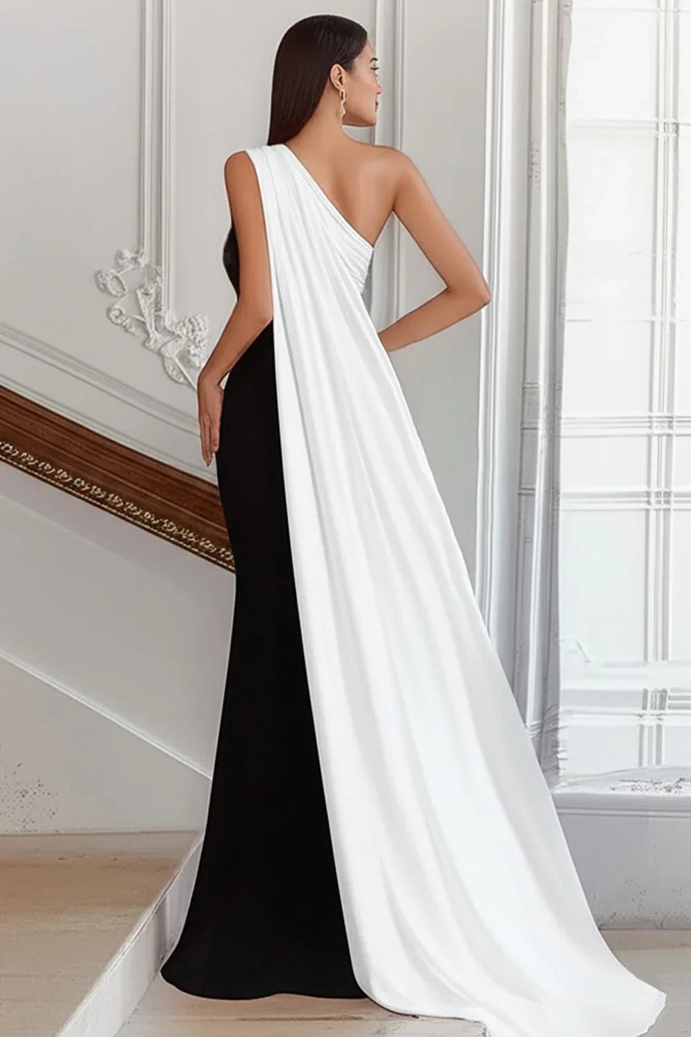 Special Occasion Sophisticated Graceful Stylish Elegant Black Satin Sheath Sleeveless Floor-Length Evening Dress