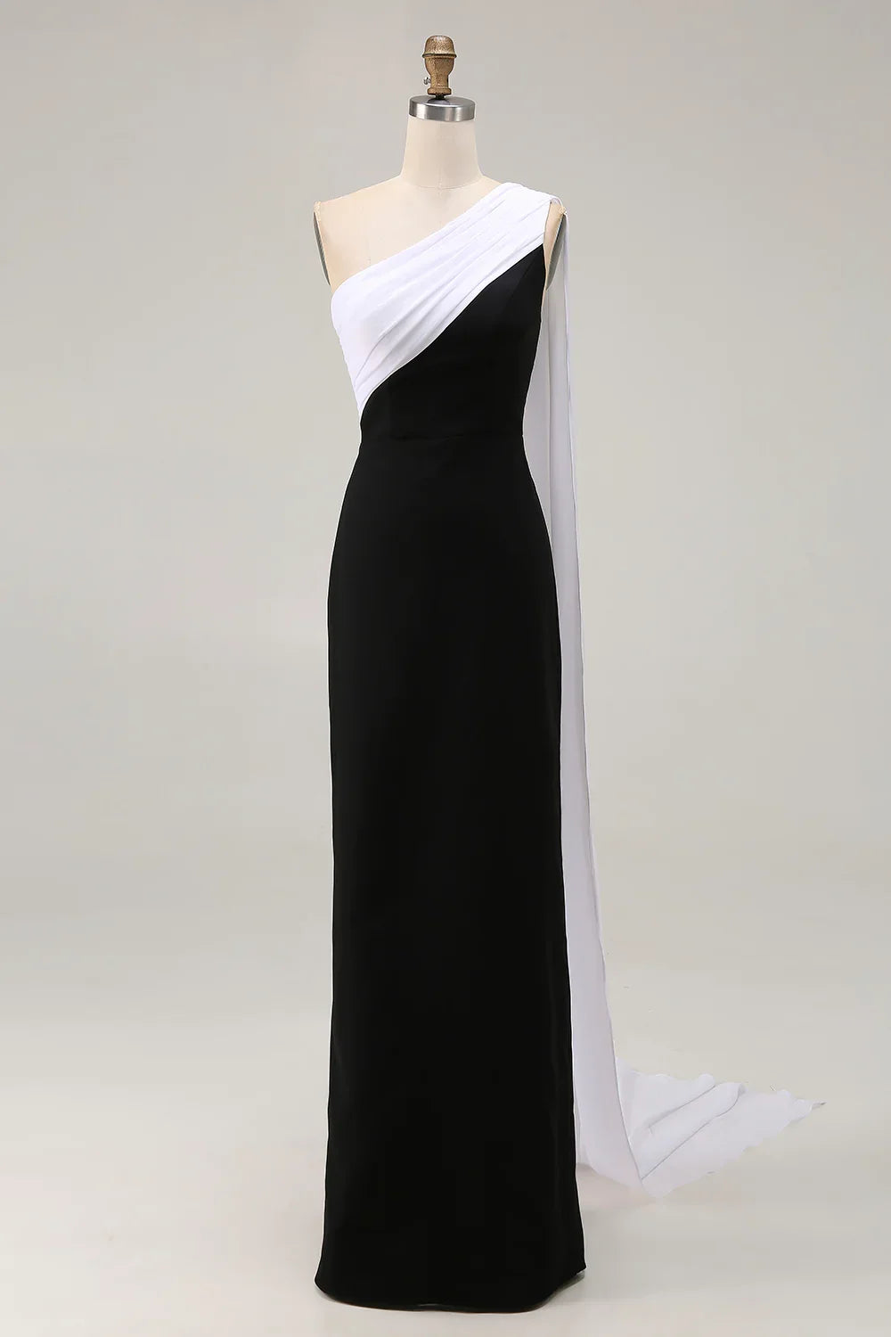 Special Occasion Sophisticated Graceful Stylish Elegant Black Satin Sheath Sleeveless Floor-Length Evening Dress