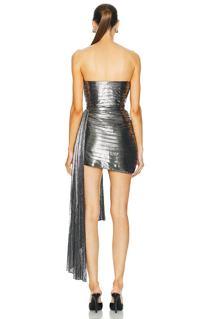 Beautiful Timeless Special Occasion Sophisticated Elegant Sheath Strapless Sleeveless Mini Homecoming Dress
