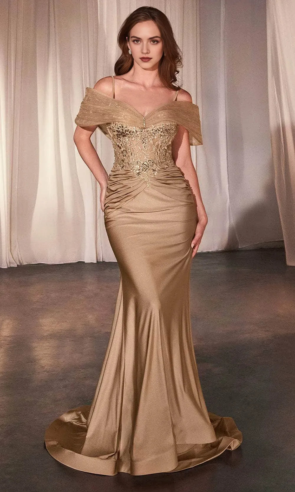 Black Off - Shoulder Mermaid Prom Dress with Sheer Bodice and Train Perfect for Formal Evening Galas