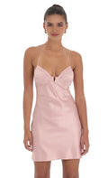Blush Pink Homecoming Dress with Thin Spaghetti Straps Sweetheart Neckline Bodycon Fit