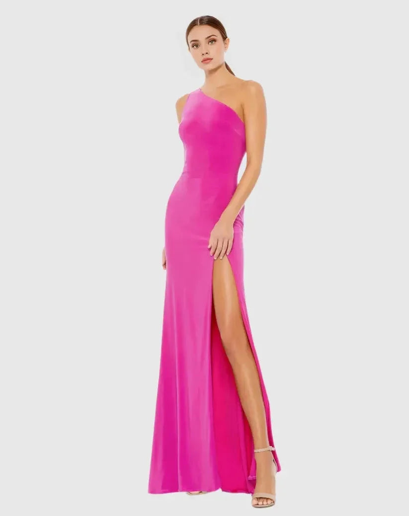 Beautiful Timeless Special Occasion Sophisticated Elegant Jersey Sheath Sleeveless Floor-Length Prom Dress