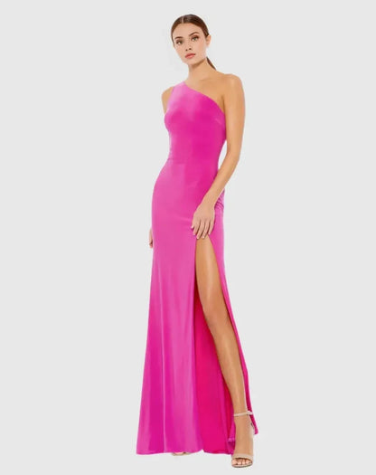 Beautiful Timeless Special Occasion Sophisticated Elegant Jersey Sheath Sleeveless Floor-Length Prom Dress