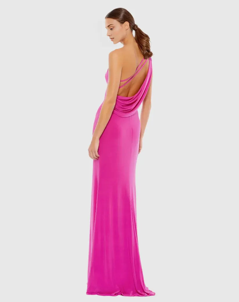 Beautiful Timeless Special Occasion Sophisticated Elegant Jersey Sheath Sleeveless Floor-Length Prom Dress