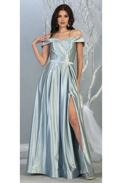 Refined Beautiful Timeless Elegant Rose Gold Satin A-Line Sleeveless Floor-Length Prom Dress