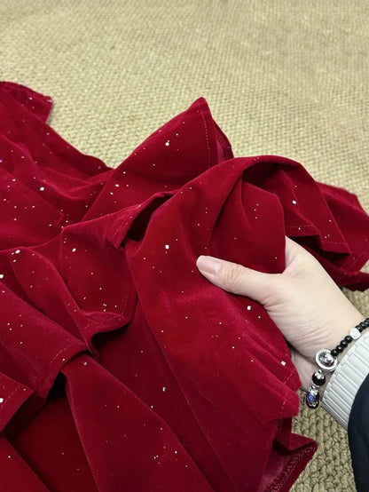 Timeless Special Occasion Sophisticated Elegant Red A-Line Strapless Sleeveless Mini Party Dress