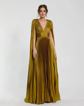 Graceful Stylish Refined Beautiful Elegant Olive Green A-Line Sleeveless Floor-Length Prom Dress