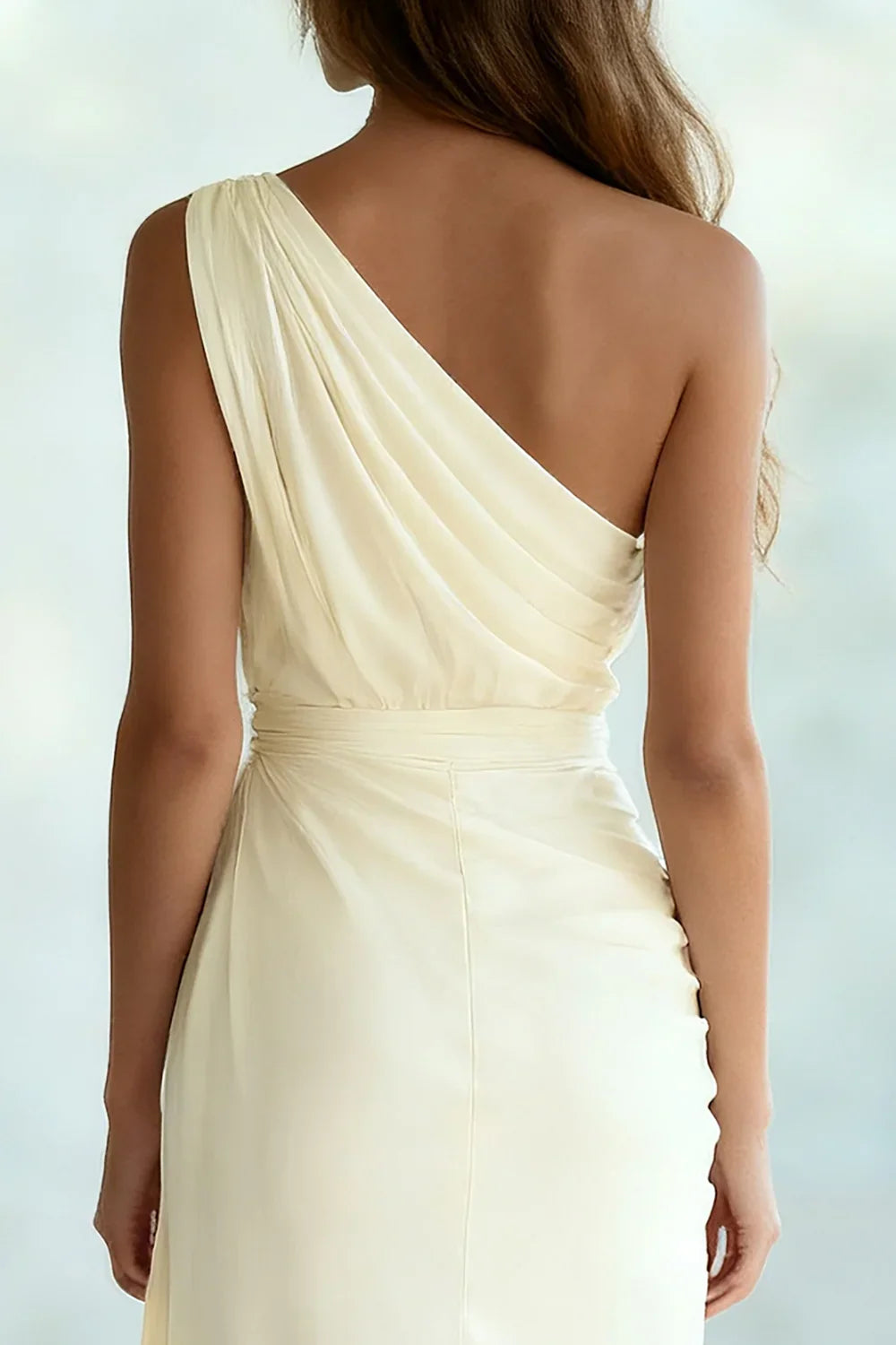 Refined Beautiful Timeless Special Occasion Elegant Gold Chiffon Sheath Sleeveless Prom Dress