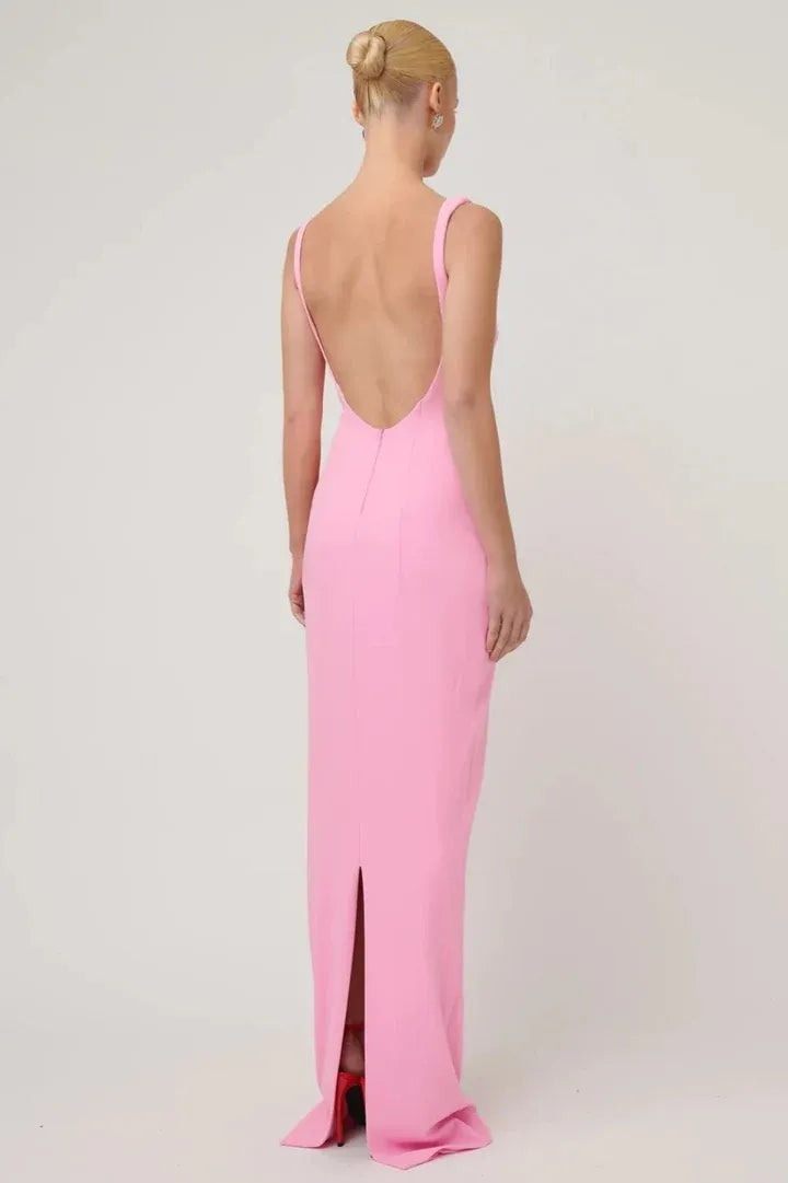 Graceful Stylish Refined Beautiful Timeless Elegant Silver Sheath Sleeveless Floor-Length Prom Dress